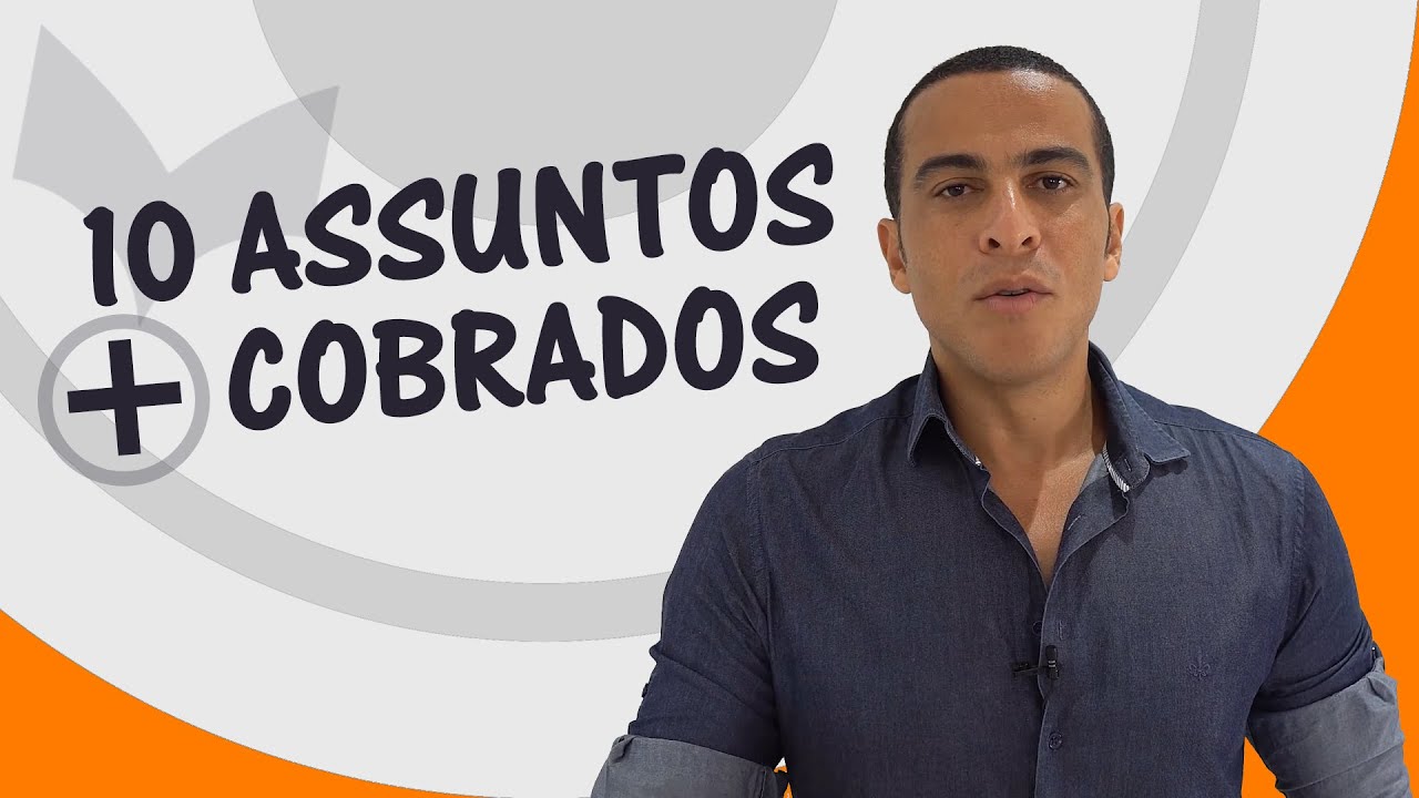 Português Vunesp - Os 10 assuntos mais cobrados - Nível Superior