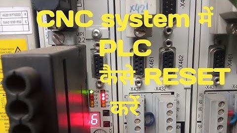 How to Reset  PLC in NCU?#840d CNCsystem#electroTricker