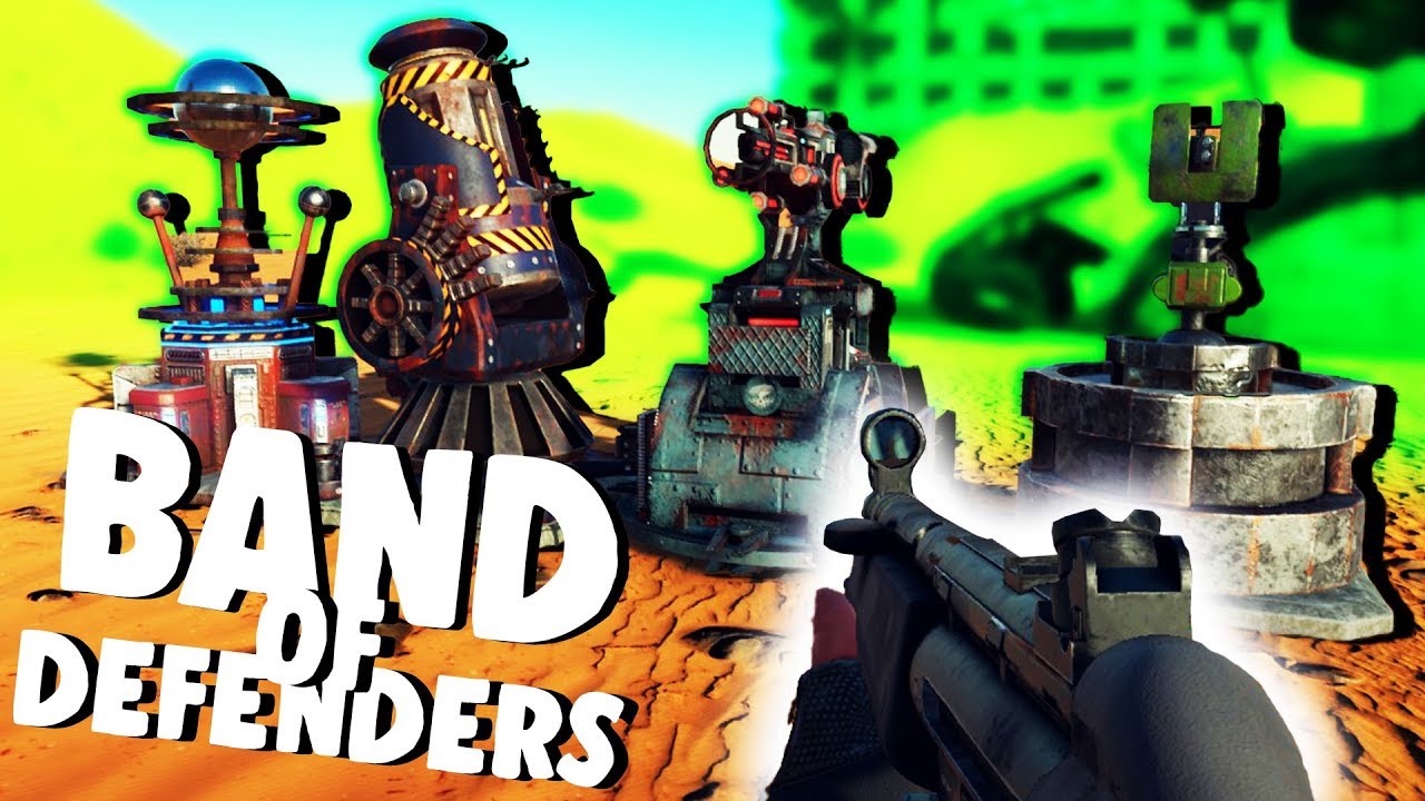 Ulitmate Turrets and Defending the Nuke! - Band of Defenders Gameplay
