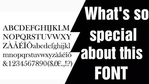 Why the Baskerville Font is so convincing to the readers?