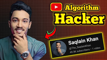 How @The_SaqlainKhan Hacked YouTube Algorithm With just 1 Video|His Secret |DetectiveYT
