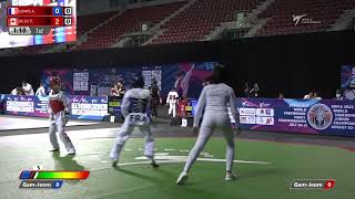 527 Round of 16 Boys  37kg FRA LEPAPE Andreas CAN GILLIS Zach