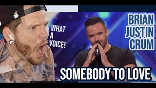Brian Justin Crum REACTION Somebody to Love  - Brian Justin Crum covers QUEEN America’s got talent