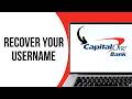 How To Recover Your Username on Capital One Bank ?