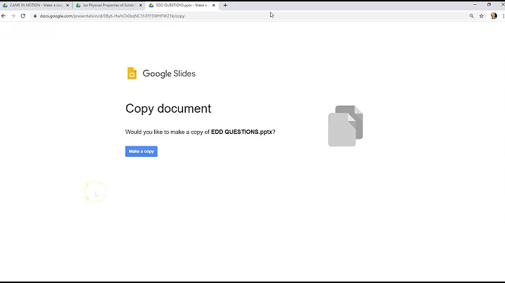 Changing Google Slides, Docs and Sheets links to force a copy before editing by the recipient