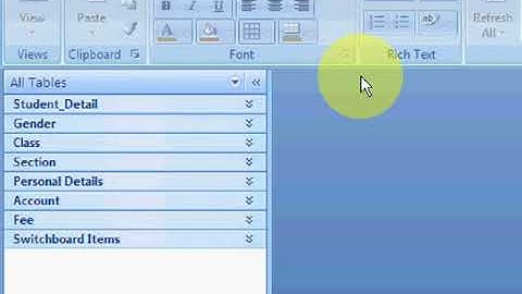 MS Access 2007 Part20   Urdu Tutorial by Irfan Wazir Ali