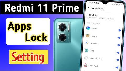 How to set app lock in Redmi 11 prime/redmi 11 prime Applock setting|App lock kaise lagaye redmi 11