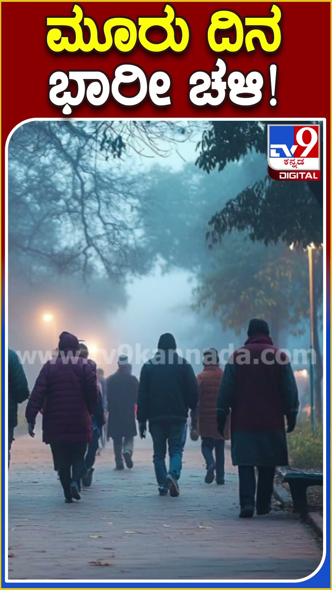 ಮೂರು ದಿನ ಭಾರೀ ಚಳಿ! #Weather #TV9D