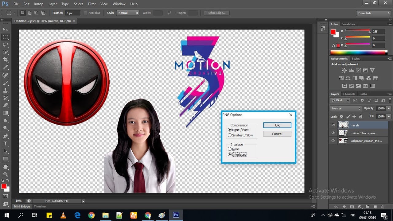 Cara Membuat Background Transparan di Photoshop - YouTube