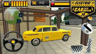 Electric Car Taxi Driver: NY City Cab Taxi Android Gameplay screenshot 2
