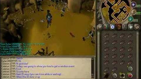 runescape random event glitch