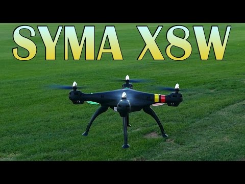 Syma X8W Quadcopter Flight Review