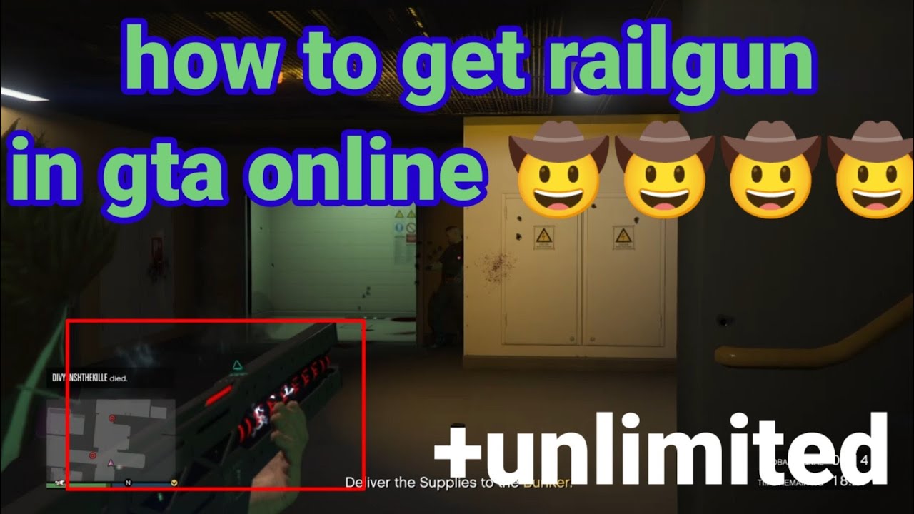 how to get railgun gta 5 online YouTube