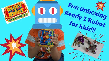 Fun Unboxing Ready2Robot Surprise Toys for kids with slime Robot battles