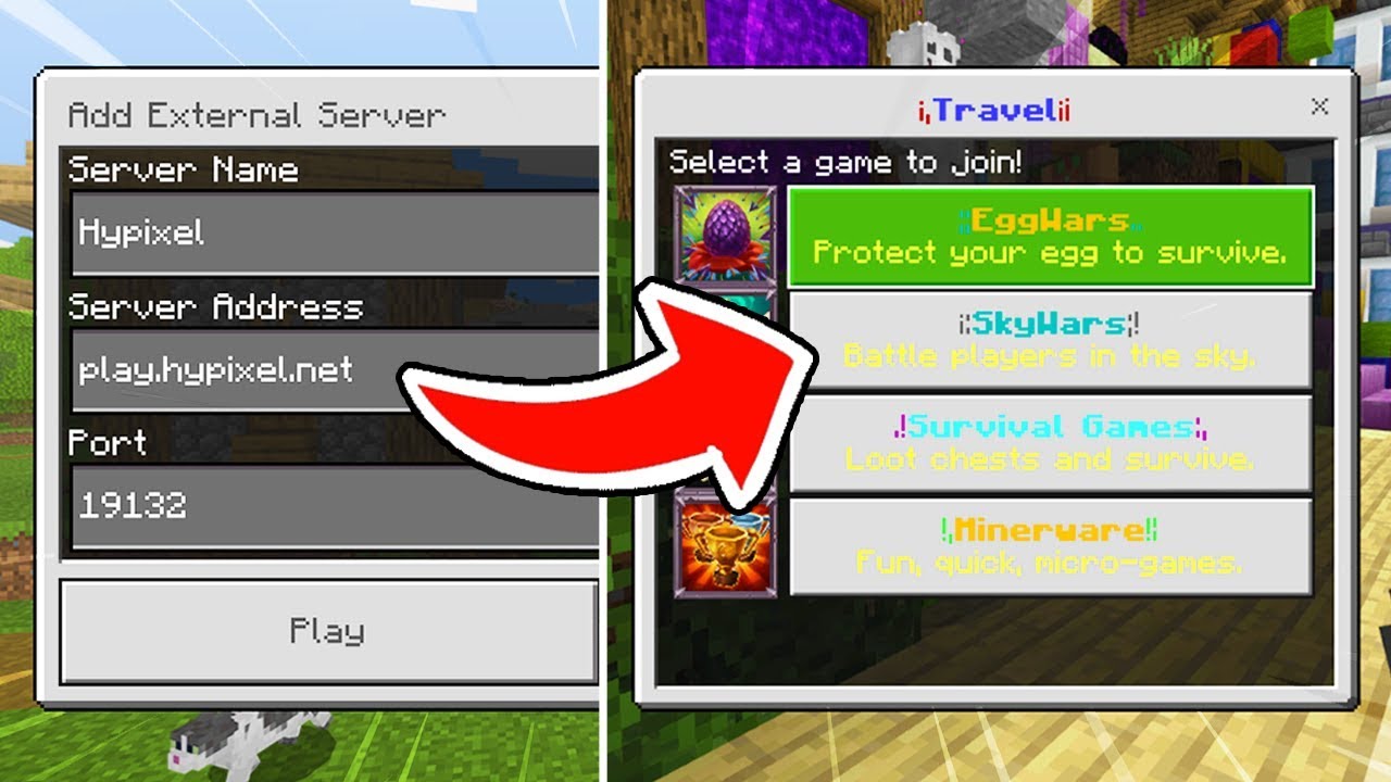 Pe address minecraft ip How To