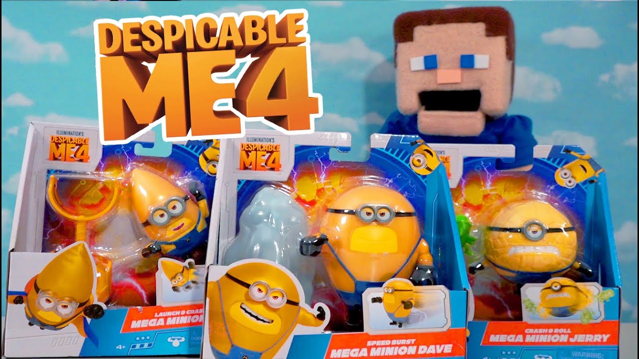 ミニオンスーパーセット(MINIONS SUPER SET) Despicable Me 4 Minions Movie Figures Toy Line! SUPER