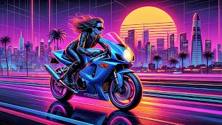 Night Ride 1985 Synthwave Retrowave Mix Neon Motorcycle Dreams 80S Drive Vibes