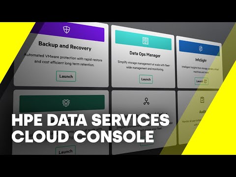 A Closer Look at HPE Data Services Cloud Console