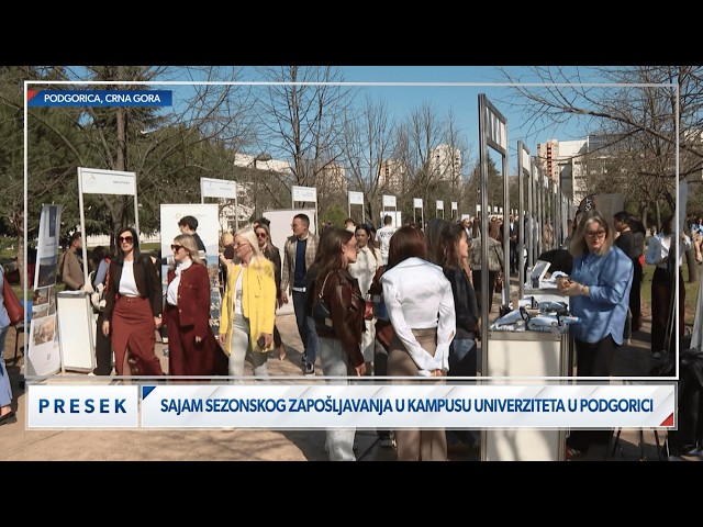 Održava se Sajam sezonskog zapošljavanja u Crnoj Gori