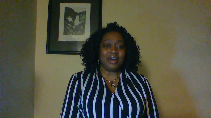 Tracey Sparks singing "Serenade" by Charles Ganoud