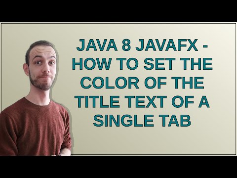 Java 8 JavaFX