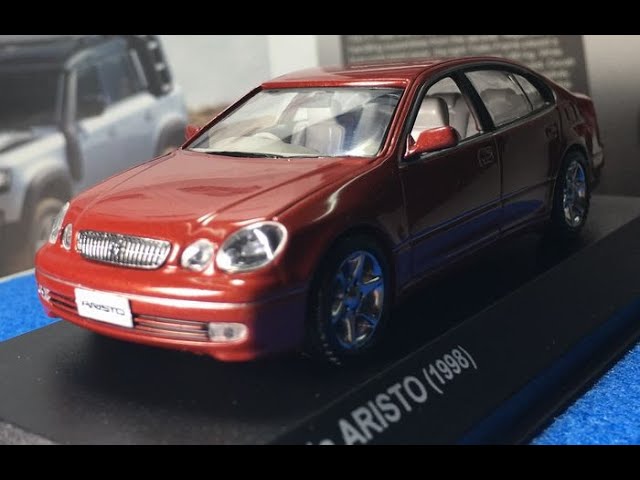 (未使用･未開封品)　京商オリジナル 1/43 トヨタ アリスト V300 1998 レッドマイカ 完成品 0pbj0lf KYOSHO 1/43 TOYOTA ARISTO V300(1998) RED MICA - YouTube