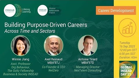 Building Purpose-Driven Careers Across Time and Sectors