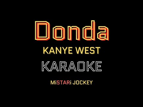 Donda - Kanye West Karaoke (with Lyrics)