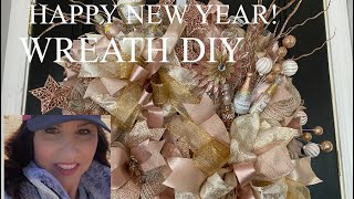 HAPPY NEW YEAR!🎉🍾. WREATH DIY by Queen Beez Vintage 2,545 views 3 years ago 33 minutes