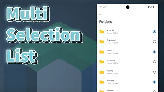 Create a reusable Multi Selection list in Jetpack compose
