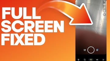 Snapchat camera full screen problem 100% Fix | how to make Snapchat camera full screen Android IOS