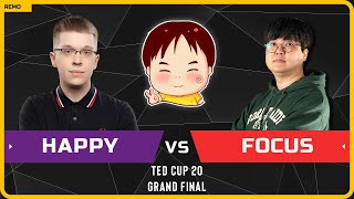 WC3 - [UD] Happy vs FoCuS [ORC] - GRAND FINAL - Ted Cup 20