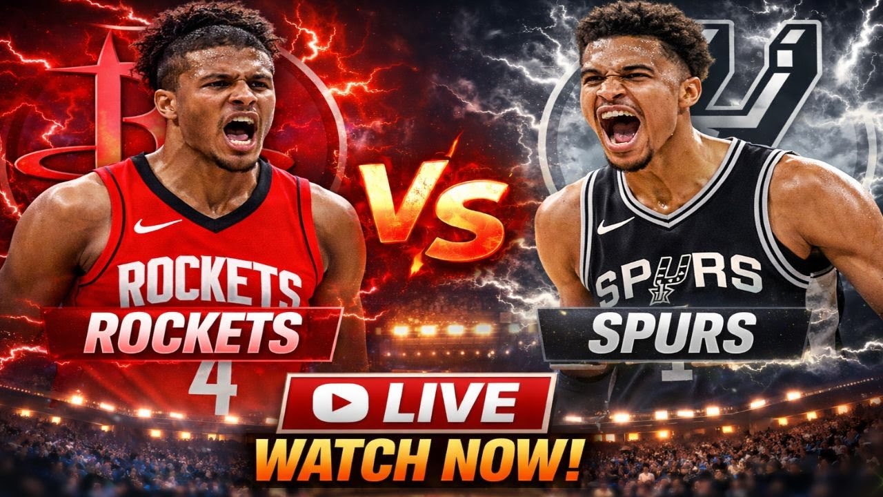 Houston Rockets vs San Antonio Spurs LIVE 🔴 | NBA Live Stream Today