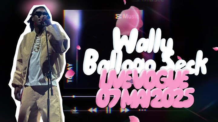 Wally B. Seck - live VOGUE - 07 MAI 2025