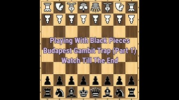 Budapest Gambit Traps | Best Chess Opening For Black | Chess Traps | How To Win Chess in 5 Moves
