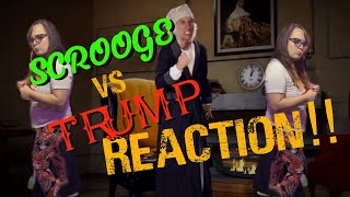 ERB - Donald Trump vs Ebenezer Scrooge REACTION!! I can't help but DANCE!!!