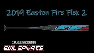 Easton Fire Flex 2 Sp19ff2b 13.5" Balanced Slow Pitch Bat 34/26 
