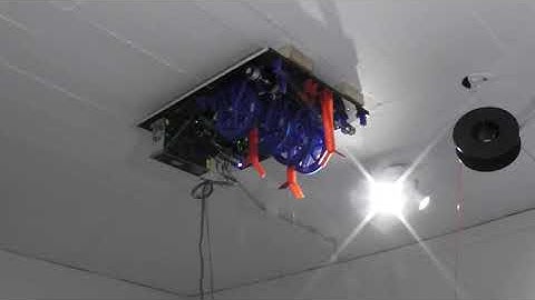 Bed Width Test Hangprinter 4