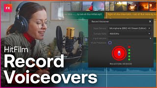 How to record voiceover in HitFilm | Audio Techniques