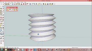 Simple Screw Thread In SketchUp With Drawhelix13 Plugin