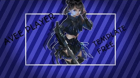 AVEE PLAYER TEMPLATE FREE ANIME BLUE|VER. 1.2.93 NEW