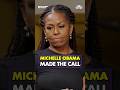 Michelle Obama made the call… and Barack Obama answered 🇺🇸💨