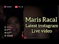 Maris Racal latest instagram live