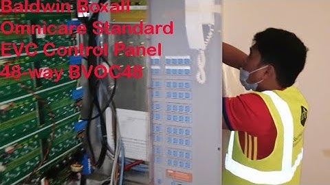 Baldwin Boxall Omnicare Standard EVC Control Panel 48-way BVOC48