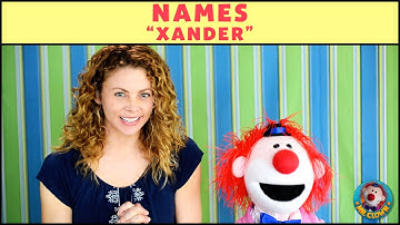 Learning Names with Mr. Clown: "Xander"