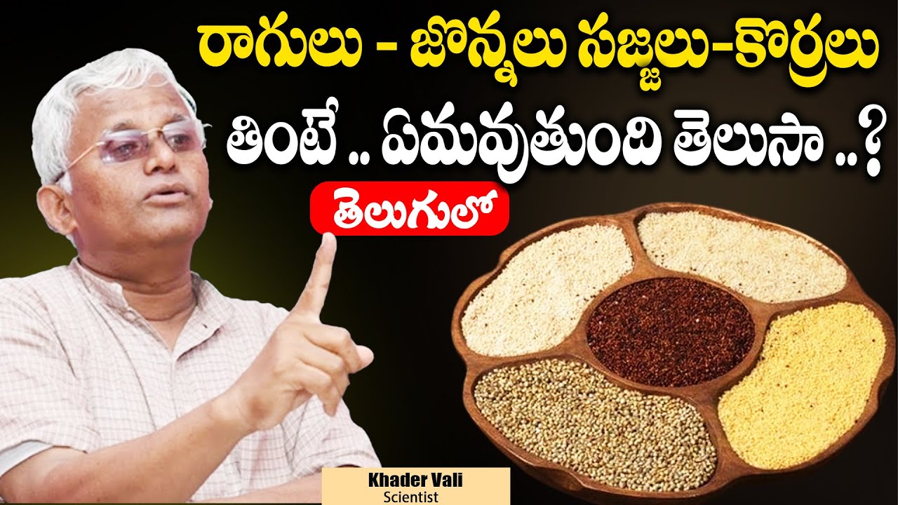 Dr Khader Valli About Millets | రాగులు - జొన్నలు - సజ్జలు - కొర్రలుతో మంచి బ్యాక్టీరియా! Sumantv
