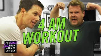 James Joins Mark Wahlberg's 4am Workout Club