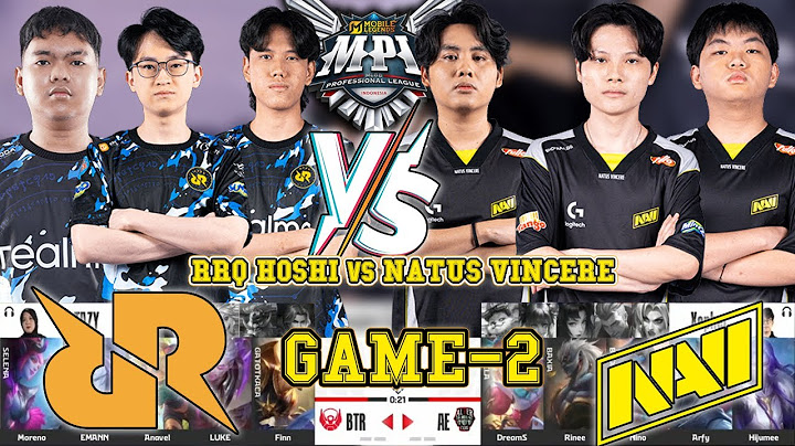 GAME-2 | RRQ HOSHI vs NATUS VINCERE | MPL ID SEASON 15 REGULAR SEASON