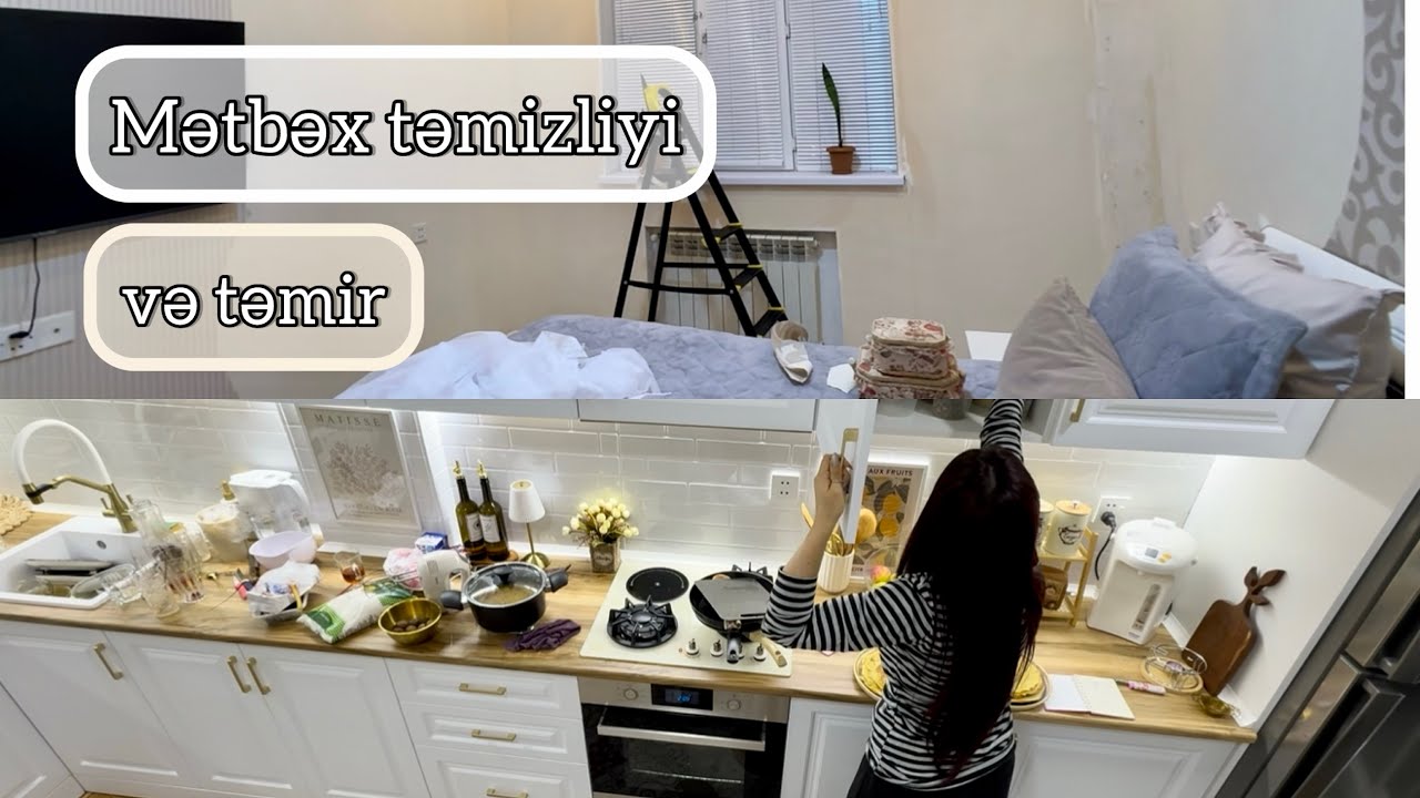 Yataq otağını yeniləyək😍Təmizlik üçün motivasiya🧼🧺