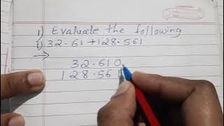 Evaluate the following 32.61 128.561